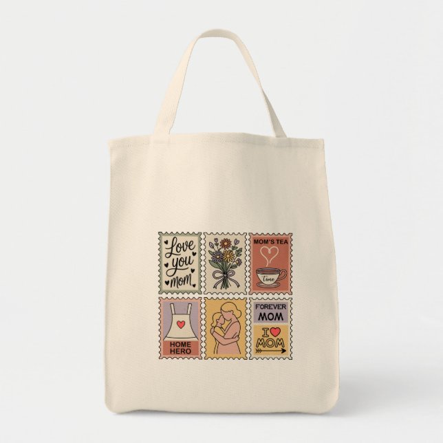 home hero Mum lover design  Tote Bag (Front)
