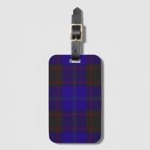 Home Hume Clan Navy and Green Highland Plaid Luggage Tag