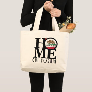 HOME Huntington Beach Large Tote Bag
