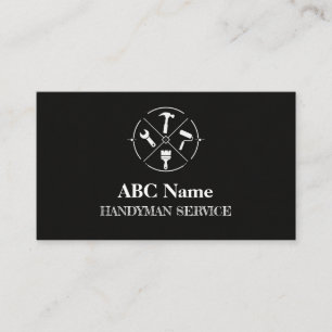 Home improvement and repair handyman services business card