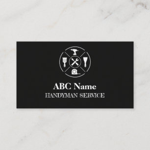Home improvement and repair handyman services business card