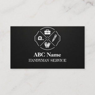 Home improvement and repair handyman services business card