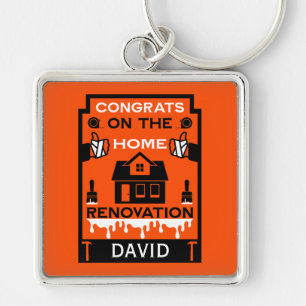 Home Improvement Congratulation Key Ring