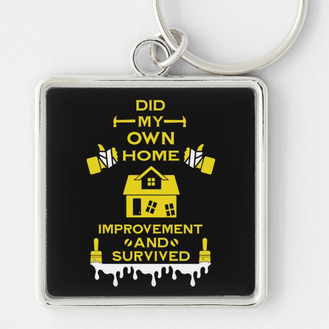 Home Improvement Congratulation Key Ring (Front)