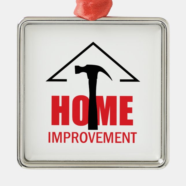 HOME IMPROVEMENT METAL TREE DECORATION (Front)