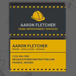 Home Improvement Services Professional Business Card