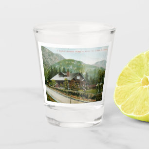Home in Altadena, Mt. Wilson CA 1910 Vintage Shot Glass