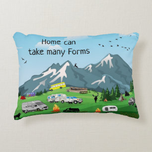 Home in Many Forms Decorative Cushion