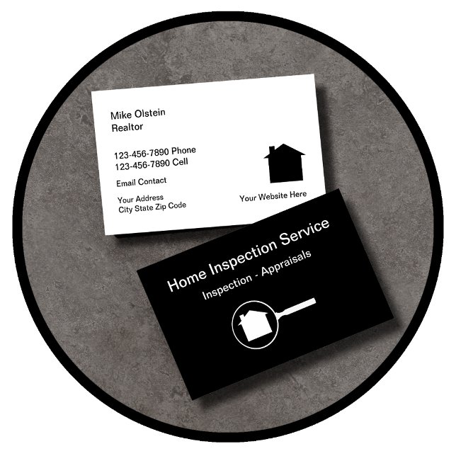 Home Inspection And Appraisals Business Card (Creator Uploaded)