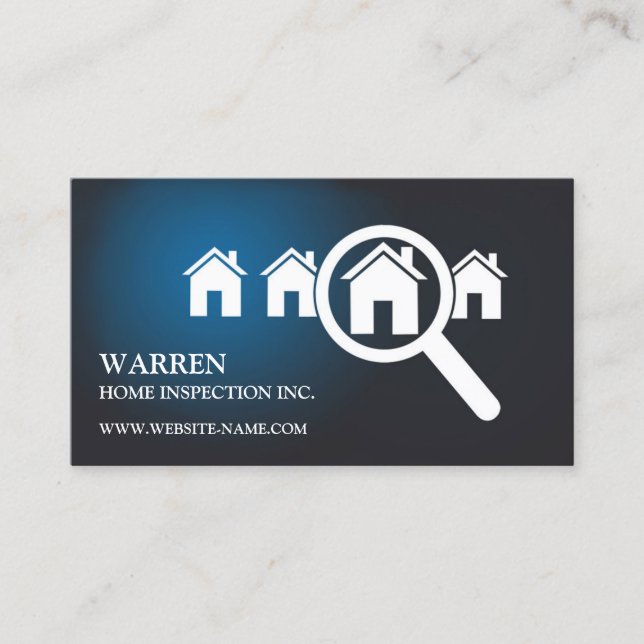 Home Inspection Business Card (Front)