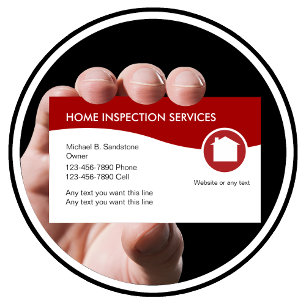 Home Inspection Services Business Card