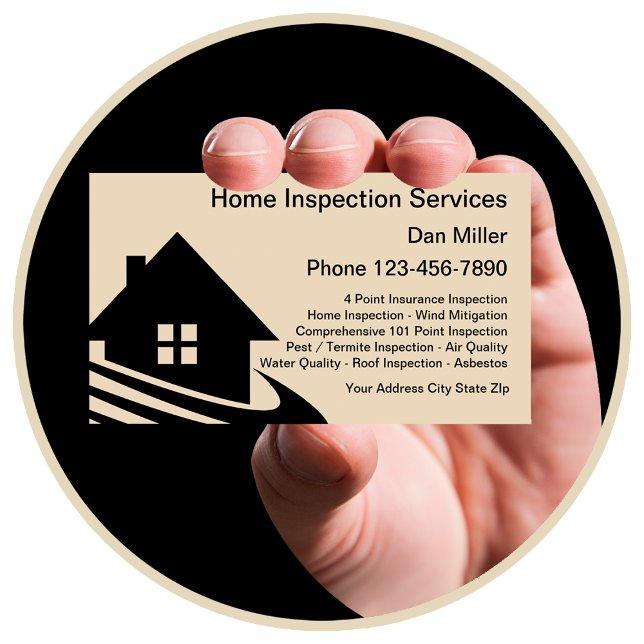 Home Inspection Services Business Cards (Creator Uploaded)
