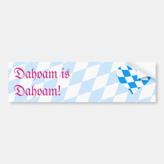 Home is home! bumper sticker (Front)