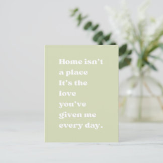 Home Is Love Quote Heartfelt Grandma Card