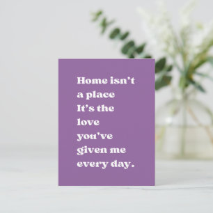 Home Is Love Quote Heartfelt Grandma Card