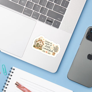 Home is made of wonderfuls Sticker – Soft Aesthes