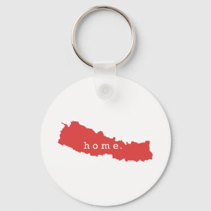 Home is Nepal Key Ring