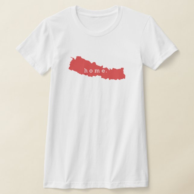 Home is Nepal T-Shirt (Laydown)