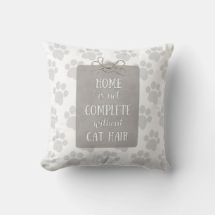 Home is not Complete without Cat Hair Cushion