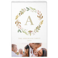 Home is our happy place watercolor foliage photo