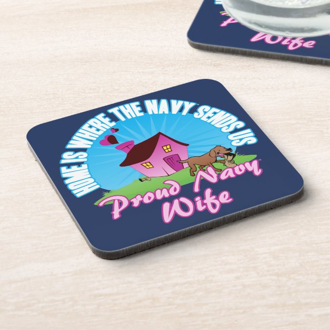 Home Is Where... Coaster (Left Side)