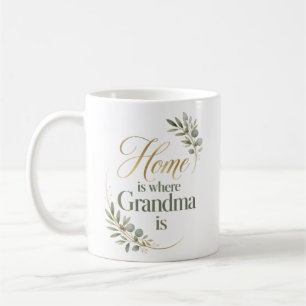 Home Is Where Grandma Is Love Coffee Mug