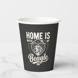 Home Is Where My Beagle Is_1 Paper Cups