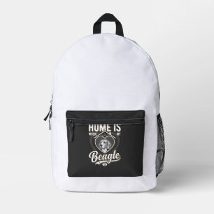 Home Is Where My Beagle Is_1 Printed Backpack