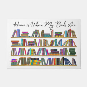 Home is Where My Books Are Doormat