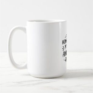 Home Is Where My Cat Is And People Are Not Elegant Coffee Mug