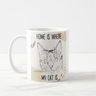 Home Is Where My Cat Is, Home Is Where Cat Is Coffee Mug