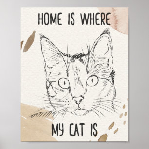 Home Is Where My Cat Is, Home Is Where Cat Is Poster