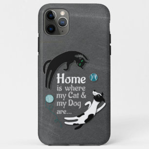 Home is where my Cat & my Dog are Case-Mate iPhone Case