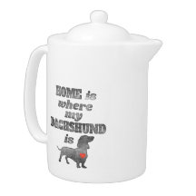 Home is Where my Dachshund is Woodblock Printing