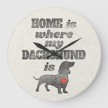 Home is Where my Dachshund is Woodblock Printing