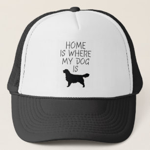 Home is Where my Dog is (Golden Retriever) Trucker Hat