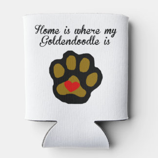 Home Is Where My Goldendoodle Is Can Cooler