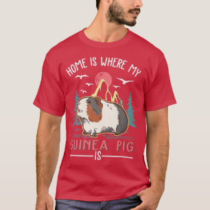 Home is where my Guinea Pig is Guinea Pig Premium T-Shirt