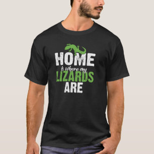 Home Is Where My Lizards Are Reptile Keeper Pullov T-Shirt