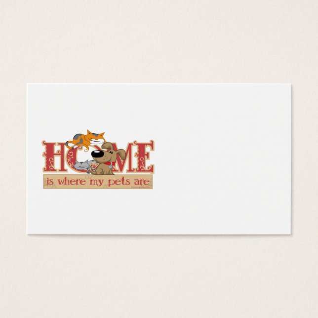 Home Is Where My Pets Are (Front)