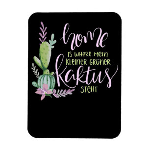 Home Is Where My Succulents Magnet