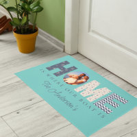 Home Is Where Our Boat Is Door Mat