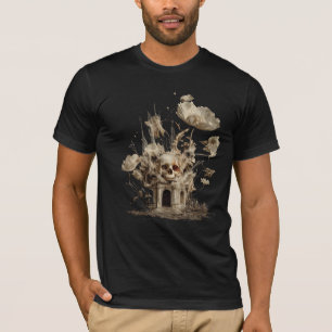 Home is Where the Bones Are – Gothic Surrealist T-Shirt