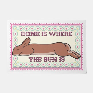 Home is where the BUN is! 24x36 Doormat