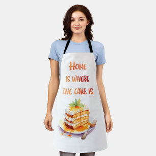 Home Is Where The Cake Is Apron