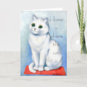 Home is Where the Cat Is Card