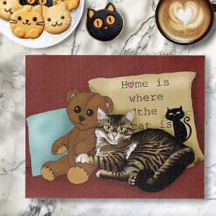 Home is Where the Cat is... Jigsaw Puzzle