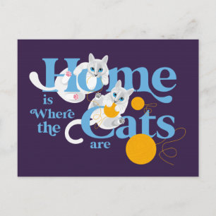 Home is where the cats are Postcard