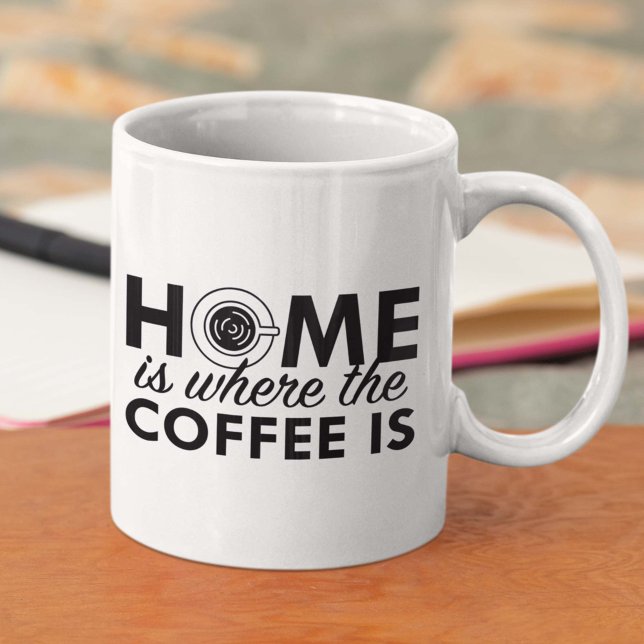 Home Is Where The Coffee Is Mug (Home Is Where The Coffee Is Coffee Mug)