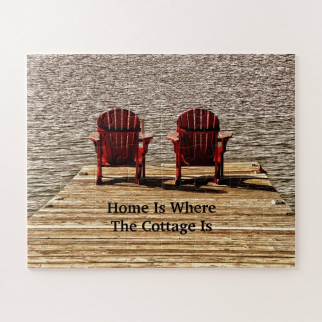 Home Is Where The Cottage Is Jigsaw Puzzle (Horizontal)